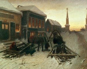 Die letzte Taverne an den Stadttoren von Vasili Grigorevich Perov