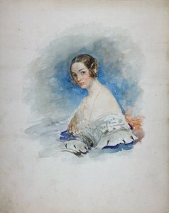 Porträt von Prinzessin Maria Ivanovna Kochubey, geb. Baryatinskaya 1818-1843, 1846 von Vasili Semenovich Sadovnikov