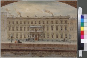 Das Reservehaus des Winterpalastes, von Vasily Semyonovich Sadovnikov (1800-1879) von Vasili Semenovich Sadovnikov