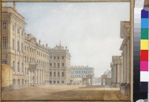 Ansicht des Anichkov-Palastes in St. Petersburg