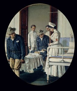 In einem Militärkrankenhaus von Vasili Vasilievich Vereshchagin