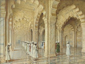 Die Perlenmoschee in Agra