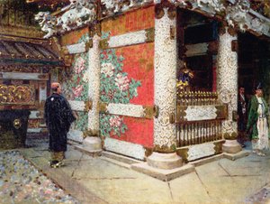 Der Shinto-Tempel in Nikko, Japan