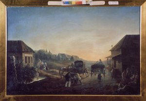 Poststation von Vasili Vasilyevich Samoylov