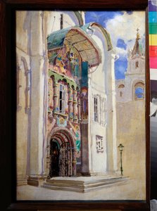 Südportal der Mariä-Entschlafens-Kathedrale im Moskauer Kreml