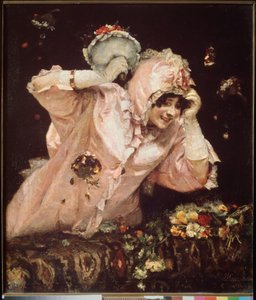 Karnevalsszene in Rom von Vasilij Ivanovic Surikov