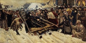 Die Hinrichtung der Bojarin Pajaritar Morozova (gest. 1675) 1887