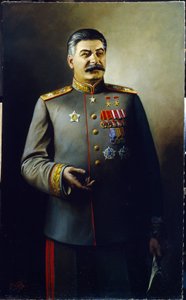 J. Stalin in der Uniform des Generalissimus der Sowjetunion