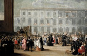 Karneval auf dem Markusplatz, Venedig