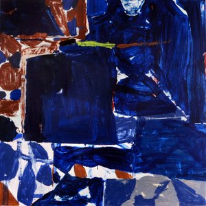 Tiefblaue Abstraktion von Vered Gersztenkorn