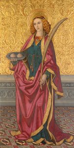 Heilige Agatha, um 1500