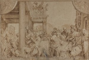 Christus im Haus des Simon von Veronese (Paolo Caliari)
