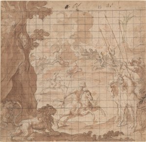 Die Löwenjagd von Vicencio Carducho
