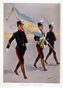 Argentinische Armee-Kadetten im Training von Vicente Blasco Ibanez