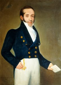 Porträt von Don Agustin de las Heras y Carazo, 1828