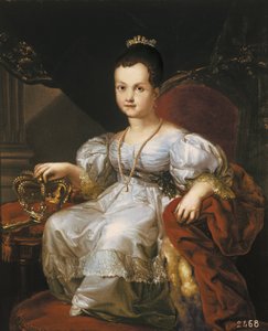 Porträt von Isabella II. als Kind