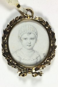 Zeichnung eines Kindes, traditionell als Napoleon II identifiziert von Victoire (attr.to) Jaquotot