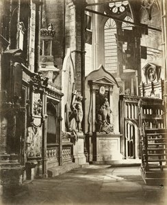 Nordschiff der Westminster Abbey, London, ca. 1860 von Victor A Prout