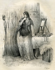 Brunehaut (oder Brunehilde, v.534-613) Königin von Austrasien im Jahr 567, Ehefrau von König Sigebert (oder Sighebert). Nach seinem Tod verwaltete sie das Königreich mit Energie. Ihre Rivalität mit Frenegonde, Königin von Neustrien, verwüstete ihre Staaten von Victor Adam