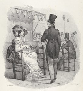 Kapitel IV: Sie schaut mich an! Gott, welches Glück!, 1824 von Victor Adam