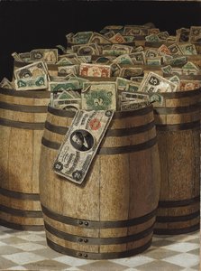 Fässer voller Geld