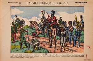 Die französische Armee im Jahr 1815, Waterloo, ca. 1920