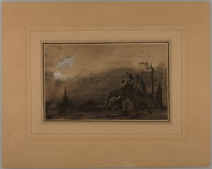 Landschaft mit Schloss