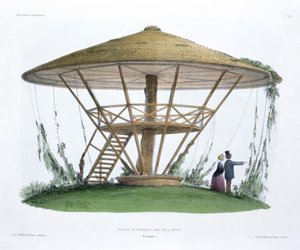 Robinsons Sonnenschirm, Parc de la Motte, Bourgogne, aus 
