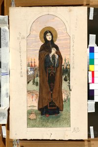 Porträt von Euphrosyne von Polotsk (1110-1173)