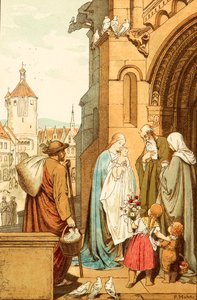 Christus wird nach Jerusalem gebracht