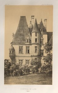 Architektur Pittoresque oder Denkmäler des 15. und 16. Jahrhunderts: Schlösser Frankreichs des 15. und 16. Jahrhunderts: Pl. 49, Schloss von Lion (Calvados)
