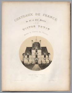 Frontispiz, Porte du Château de St Manvieux Calvados, 1860 von Victor Petit