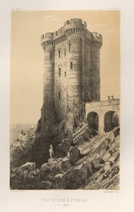 Tour Solidor in St. Servan Ille-et-Vilaine, 1860 von Victor Petit