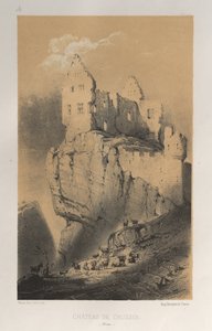 Pl. 30, Schloss Crussol Drome, 1860 von Victor Petit