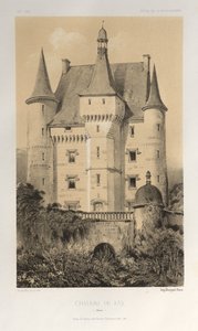 Château De Fay Maine, 1860 von Victor Petit