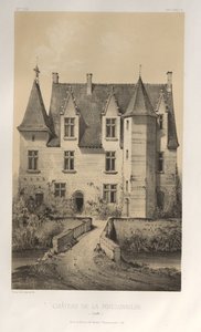 Pl. 57, Château De La Poissonnière Sarthe, 1860 von Victor Petit
