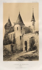 Pl. 89, Château du Vaumissel Calvados, 1860