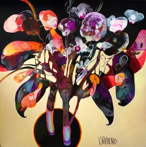 Abstrakte Lebendige Blüte