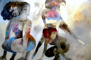 Bunte abstrakte Figuren von Victor Tkachenko