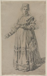 Stehende Frau