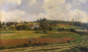 Landschaft bei Pontoise, ca. 1877-85 von Victor Vignon
