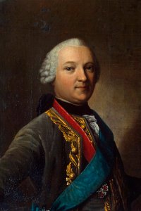 Porträt von Caspar von Saldern, Mitte des 18. Jahrhunderts von Vigilius Erichsen
