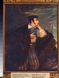 Porträt des Dichters Adam Mickiewicz (1798-1855) von Vikenti Melkhlorovich Vankovich