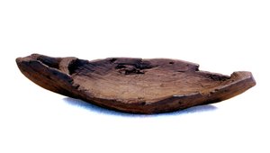 Wikinger-Holzspielzeug in Form eines Schiffes (Drakkar) nahe einer Wikingersiedlung in Grönland gefunden von Viking Viking