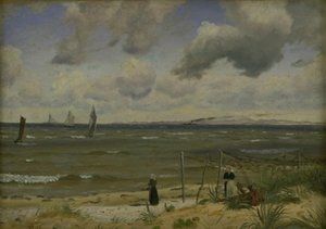 Hornbæk Strand im Norden von Seeland von Vilhelm Kyhn