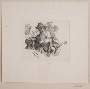 Wandernde Musiker von Vilhelm Kyhn