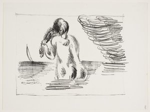 Badendes Mädchen von Vilhelm Lundstrøm