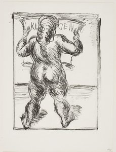 Stehende Frau von hinten von Vilhelm Lundstrøm