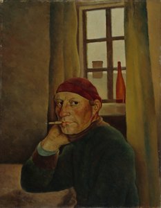 Selbstporträt, 1933 von Vilho Lampi