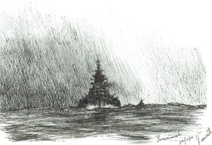 Bismarck fährt aus, 2006 von Vincent Alexander Booth